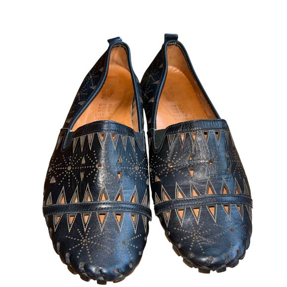 Spring Step Fusaro Slip-On Black Leather women’s size 40 9-9.5 - Picture 4 of 9